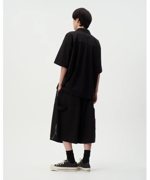 パンツ DISCOVERED SUMMER WOOL LOOPING WIDE SHORTS メンズ_9