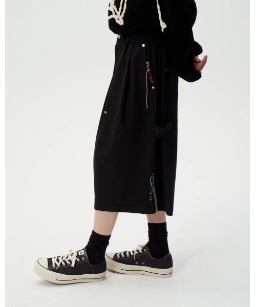 パンツ DISCOVERED SUMMER WOOL LOOPING WIDE SHORTS メンズ_4