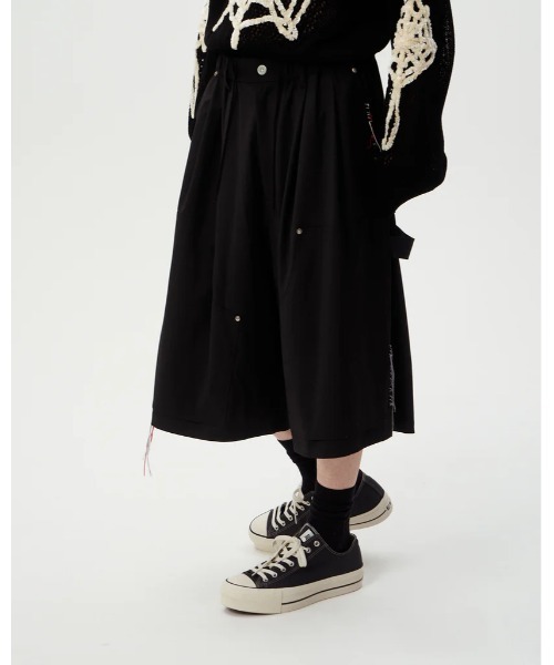 パンツ DISCOVERED SUMMER WOOL LOOPING WIDE SHORTS メンズ_3