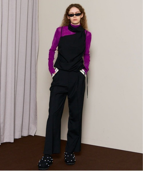 MAISON SPECIAL（メゾンスペシャル） スラックス パンツ Center Crease