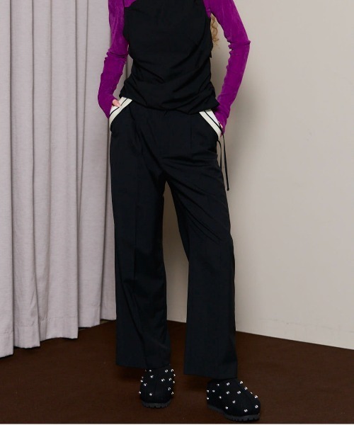 MAISON SPECIAL（メゾンスペシャル） スラックス パンツ Center Crease