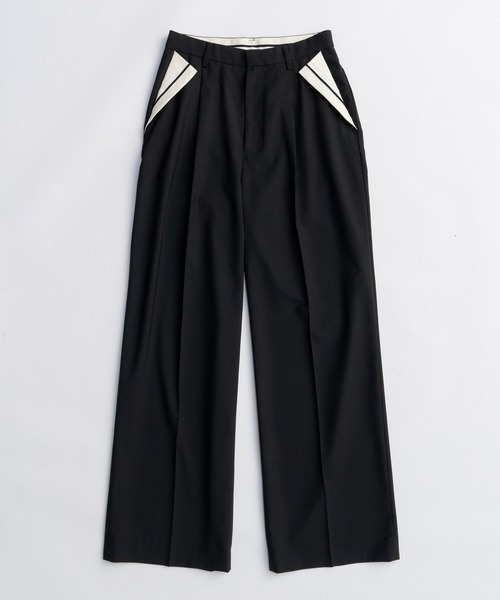 MAISON SPECIAL（メゾンスペシャル） スラックス パンツ Center Crease