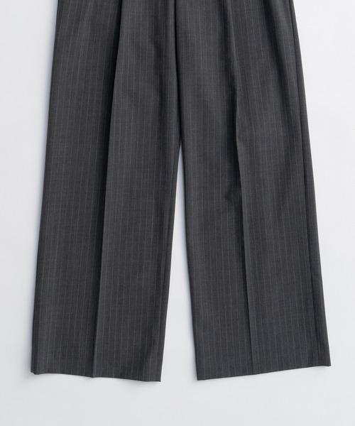 MAISON SPECIAL（メゾンスペシャル） スラックス パンツ Center Crease