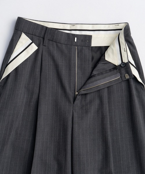 MAISON SPECIAL（メゾンスペシャル） スラックス パンツ Center Crease