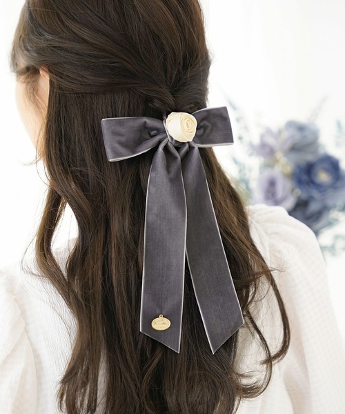 le reve vaniller（ル レーヴ ヴァニレ） ヘアクリップ 薔薇モチーフ