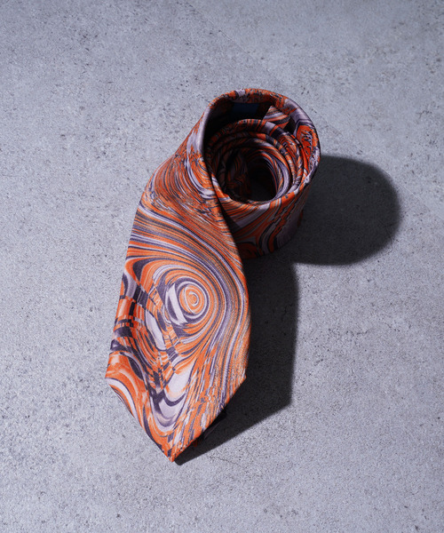 ZIP FIVE（ジップ ファイブ） ネクタイ マーブル柄 サイケデリック