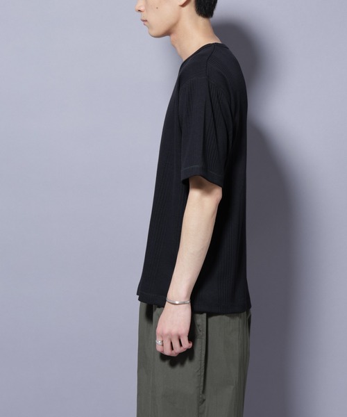 tシャツ NORMANBROS/NORMANBROS別注 テレコUネックTシャツ 半袖 メンズ