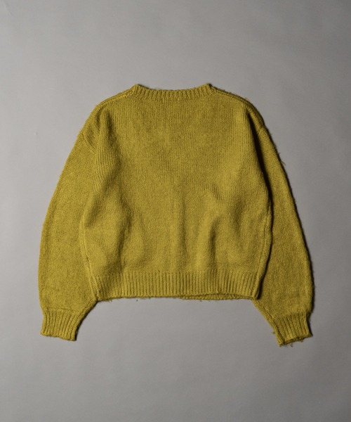 CIVVY. カーディガン Shaggy Knit Cropped Cardigan - シャギーニット