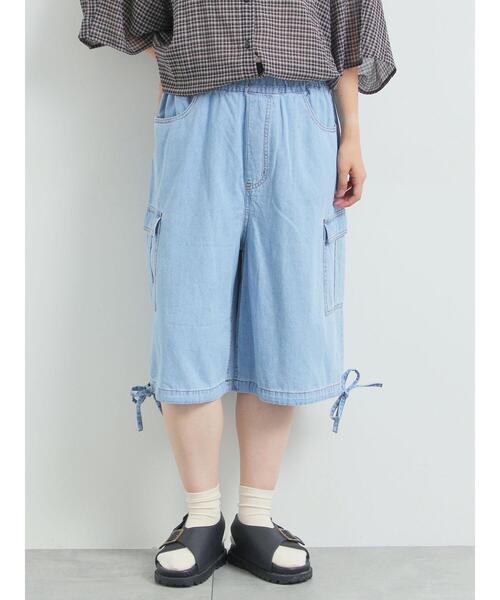 Samansa Mos2（サマンサモスモス） ハーフパンツ パンツ 短パン 裾