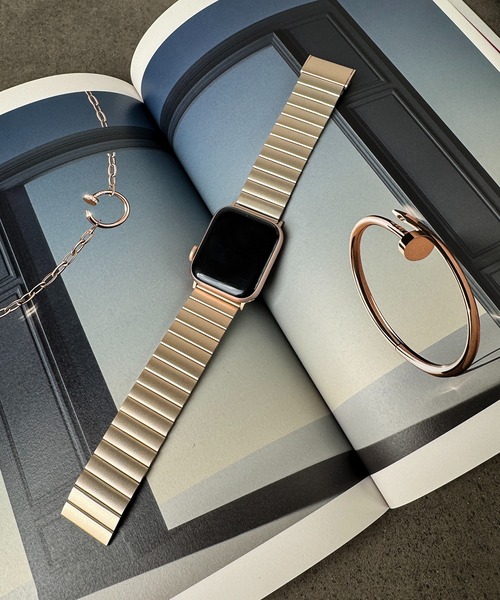 MAISON SELECT 腕時計 8B4 Apple Watch用 メタルベルト メンズ