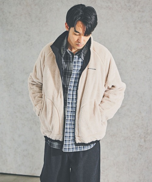 BAYFLOW（ベイフロー） ブルゾン アウター ナイロンボアリバーシブル