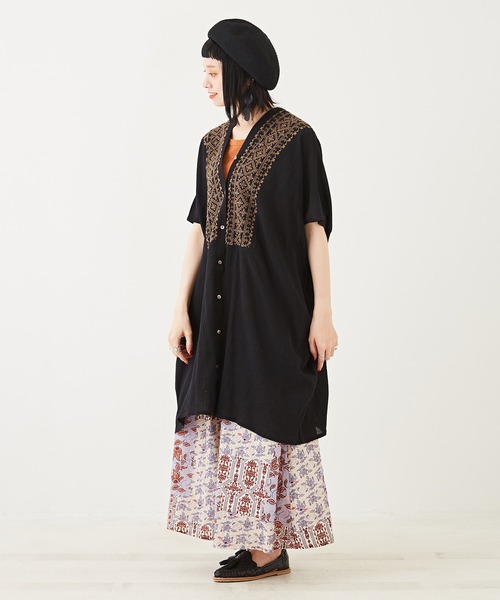 「CUBE SUGAR」 半袖ブラウス M ブラック レディース_画像7