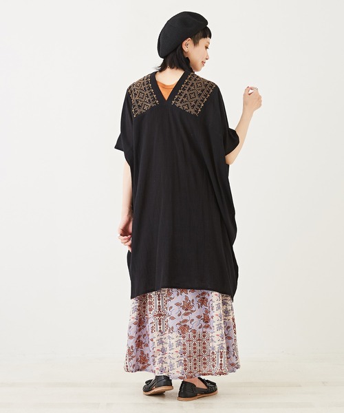 「CUBE SUGAR」 半袖ブラウス M ブラック レディース_画像8