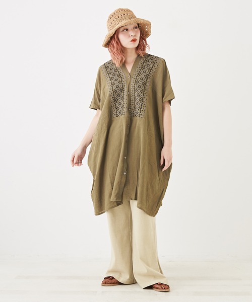 「CUBE SUGAR」 半袖ブラウス M ブラック レディース_画像9