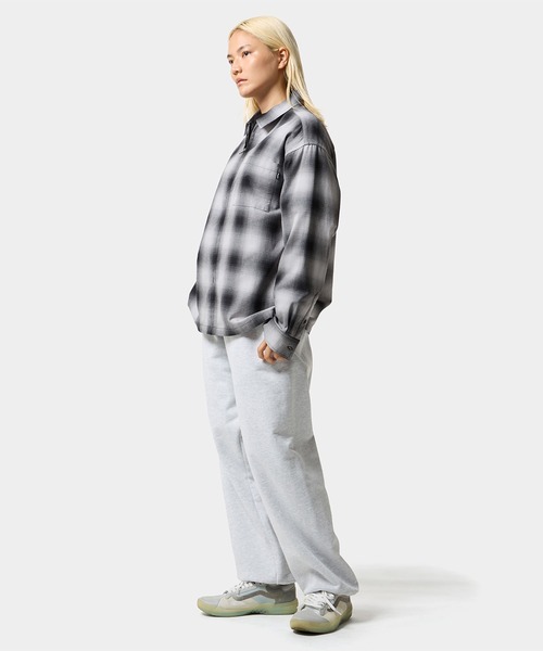 HUF（ハフ） シャツ OMBRE ZIP LS SHIRT メンズ レディース : ZOZOTOWN