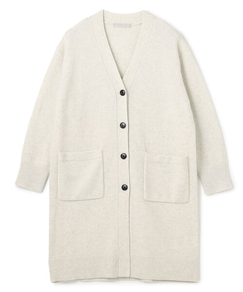 カシミヤロングカーディガン（レディースファッション