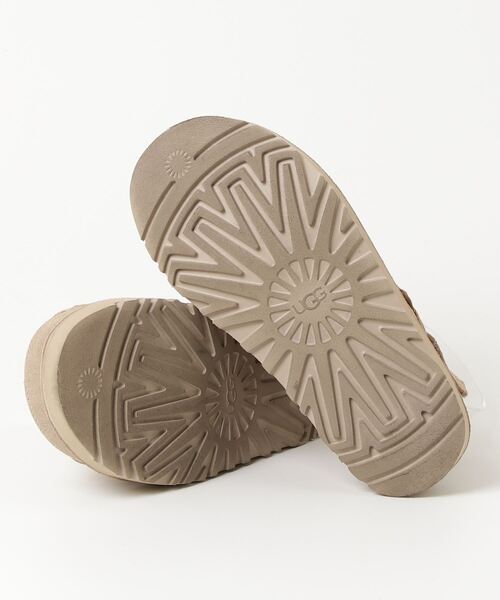 「UGG」 フラットサンダル 23.0cm ベージュ レディースの画像
