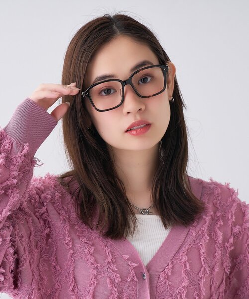 Zoff（ゾフ） 伊達メガネ メガネ 眼鏡 ウェリントン型 メガネ｜黒縁