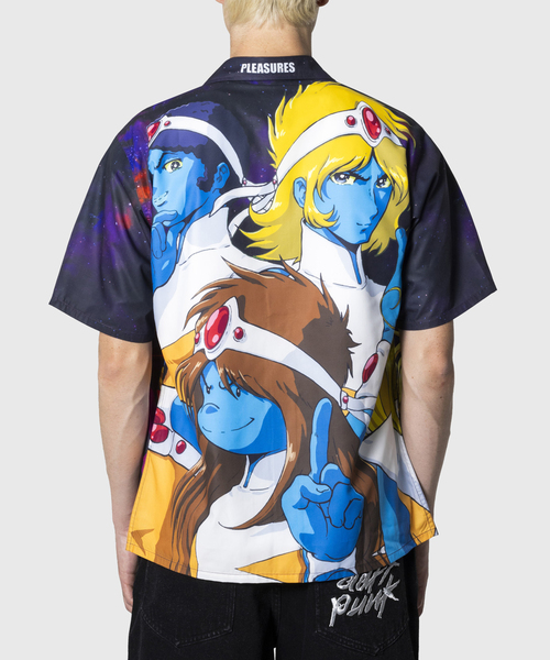 PLEASURES（プレジャーズ） シャツ × DAFTPUNK INTERSTELLA BUTTON UP