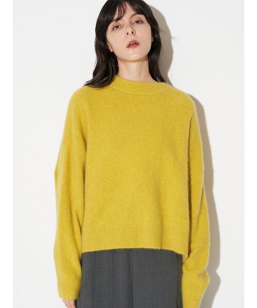 新品　ELENDEEK エレンディーク　フォックスウールアシンメトリーニット ELENDEEK（エレンディーク） ニット セーター フォックスウール