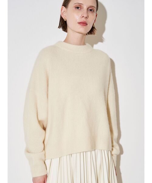 新品　ELENDEEK エレンディーク　フォックスウールアシンメトリーニット ELENDEEK（エレンディーク） ニット セーター フォックスウール