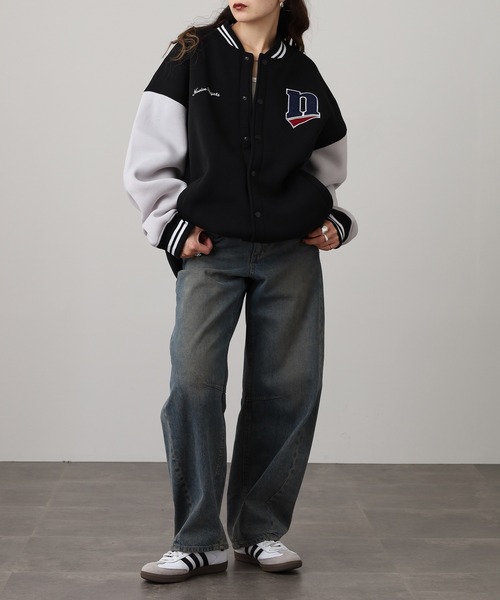 FUNALIVE（ファンアライブ） スタジャン ヘビーウエイト 裏起毛