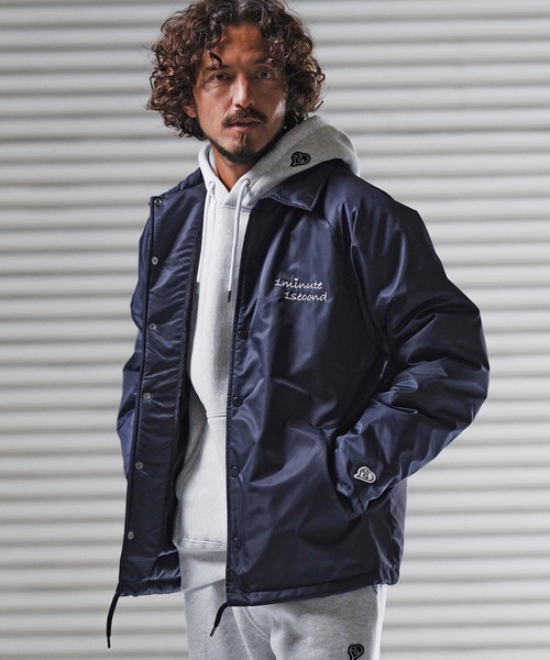 美品 ショッキングブルー × ワンダラーズ ナイロン ジャケット size M 1minute 1second（ワンミニットワンセカンド） ナイロンジャケット