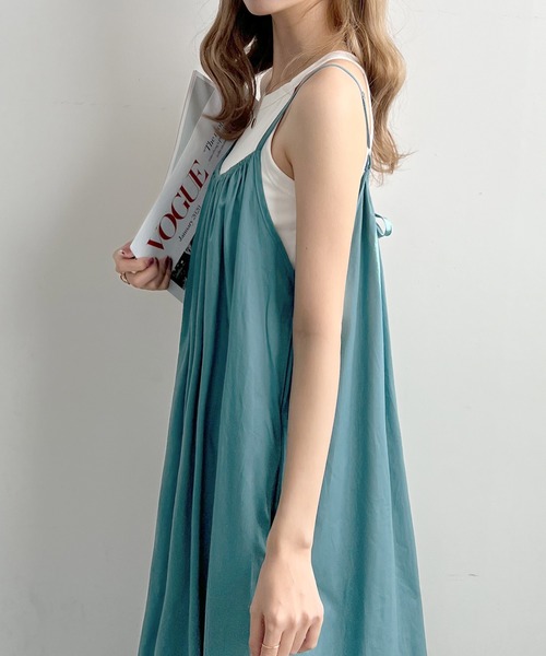 「Futier land」 キャミソールワンピース FREE ブラック レディース_画像8