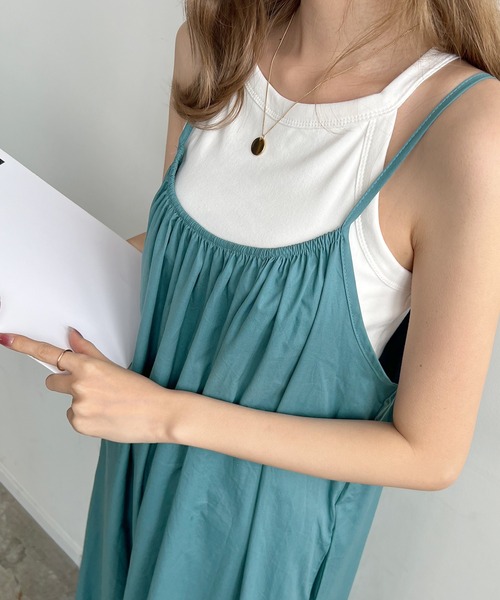 「Futier land」 キャミソールワンピース FREE ブラック レディース_画像9