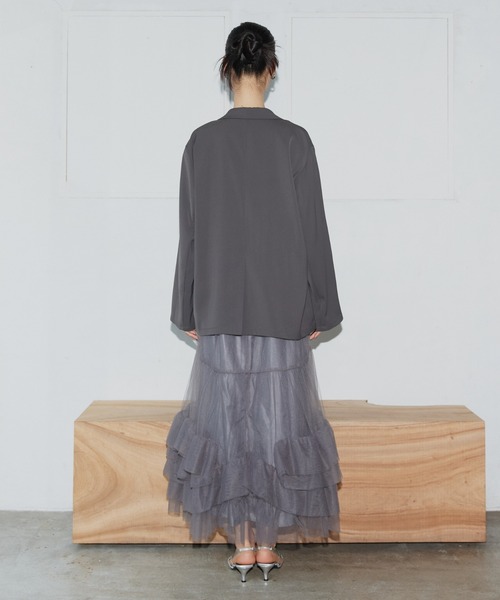 ANDRESD ドレス 「2点セットアイテム」ボリュームチュールジャケット