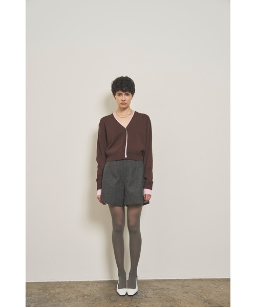 VION カーディガン Layered Knit Cardigan / レイヤードニット