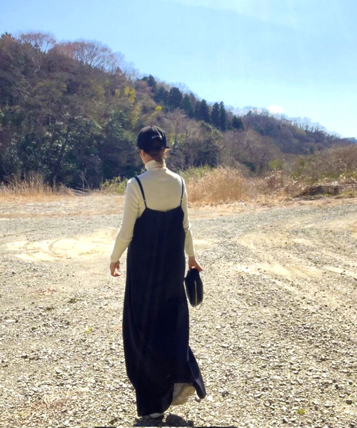 「ARCADE」 キャミソールワンピース FREE ブラック レディース_画像6