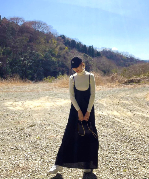 「ARCADE」 キャミソールワンピース FREE ブラック レディース_画像8