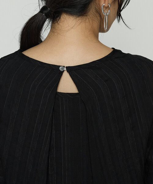 Gabardine K.T（ギャバジンK.T） tシャツ ジャカードボーダー ゆったり