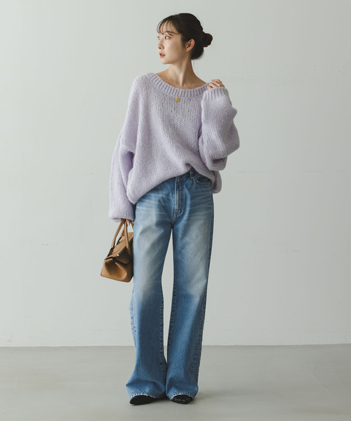 NOBLE NOBLE別注NEEDbyheritage MYA NEEDBY heritage（ニードバイヘリテージ） ワイドパンツ ジーンズ