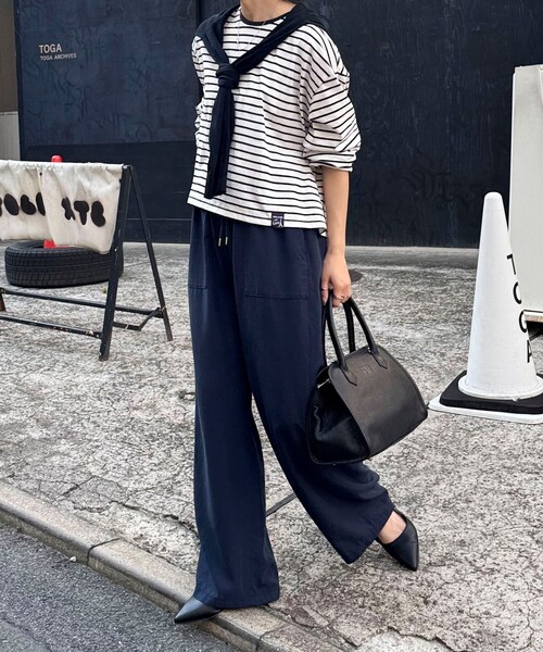 「fredy emue」 イージーパンツ 38 ブラック レディース_画像4