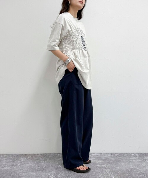 「fredy emue」 イージーパンツ 38 ブラック レディース_画像7