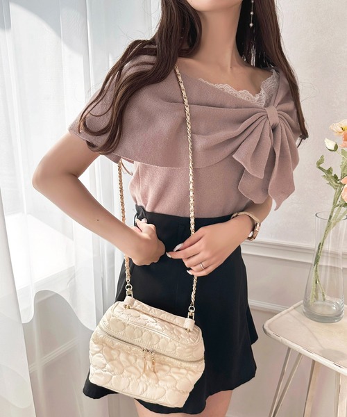 「apres jour」 半袖ニット X-LARGE ブラック レディース_画像7