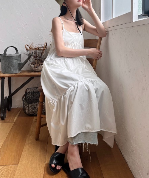 シャネル　ホワイト フリンジ ビジュー キャミソール 36 SENSE OF PLACE｜ジャガードフリンジキャミソールトップ | Rakuten