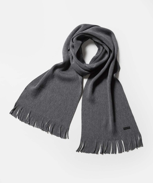 新品未使用【HUGO BOSS 】 マフラー  グレー HUGO BOSS（ヒューゴ・ボス） ストール マフラー HUGO BOSS Albas