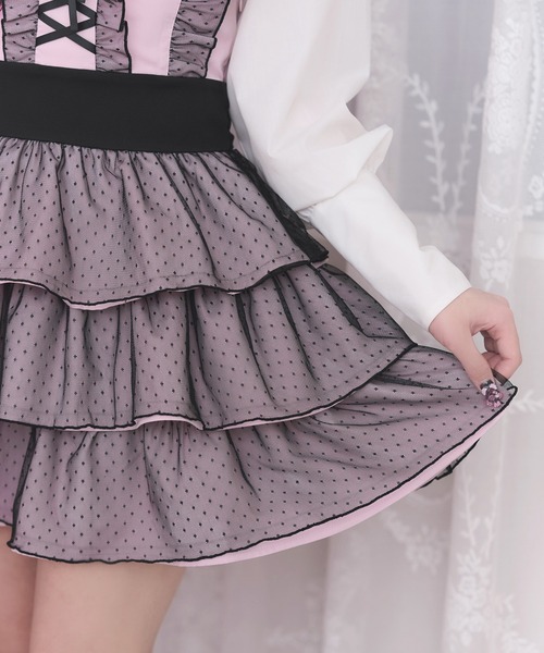 Magia Charm（マギアチャーム） ジャンパースカート リボンレース