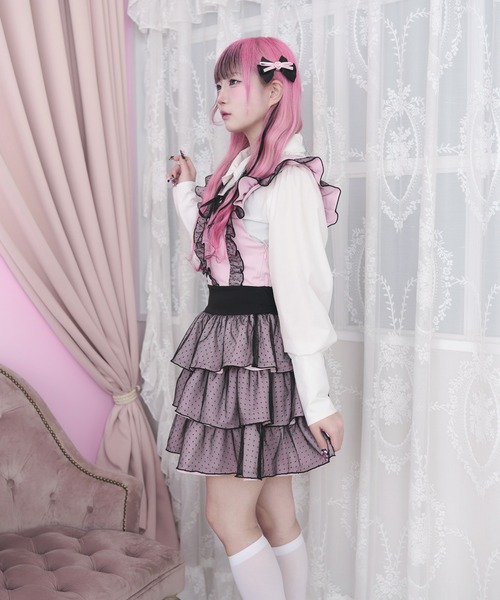 Magia Charm（マギアチャーム） ジャンパースカート リボンレース