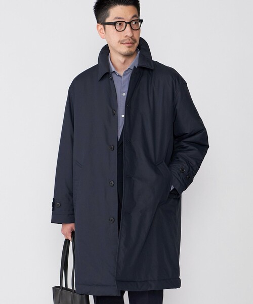 ships ステンカラーコート L ネイビー SHIPS（シップス） ステンカラーコート LARGE ネイビー メンズ