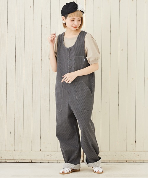 CUBE SUGAR（キューブシュガー） オーバーオール M ブラウン