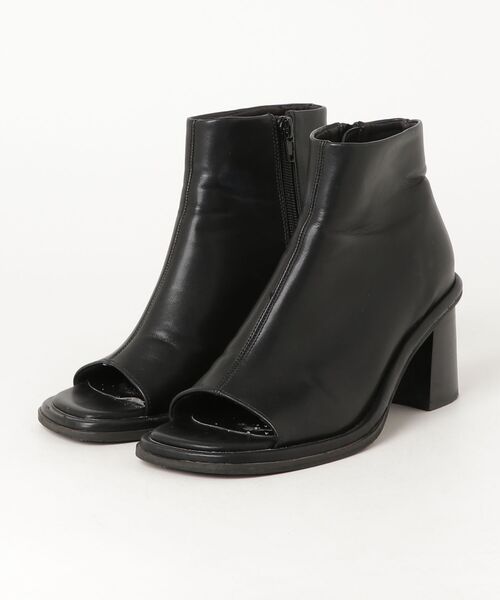 EMODA ショートブーツ EMODA スクエアショートブーツ（ブラック） -ファッション通販 FASHION