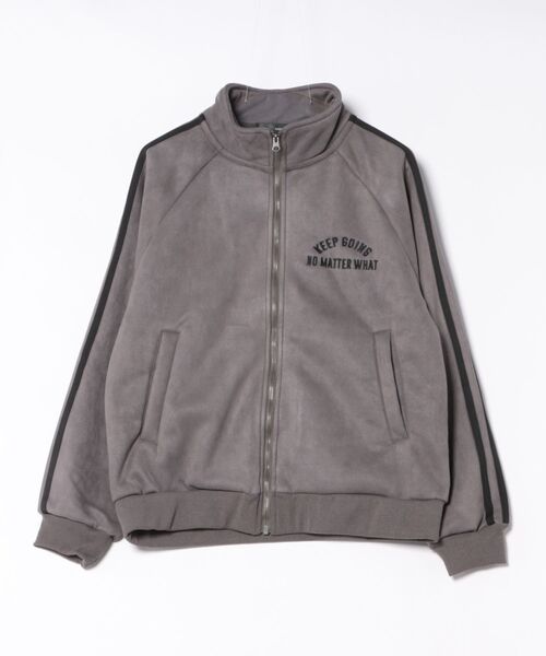 ジャケット・アウター ryo30 8 ブルゾン アウター 裏ボア刺繍入りトラックジャケット メンズ