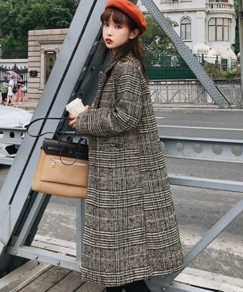 「LADY LIKE」 チェスターコート M ブラウン レディース_画像3