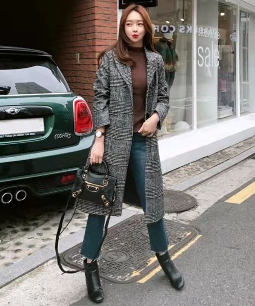 「LADY LIKE」 チェスターコート M ブラウン レディース_画像9