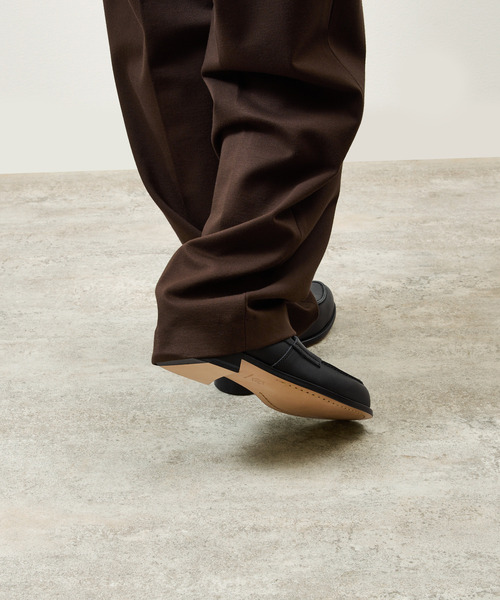 ローファー PADRONE パドローネ / LOAFERS オイルレザーローファー コインローファー / PU8587-2304 メンズの画像