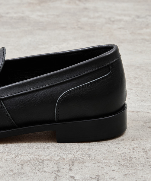 ローファー PADRONE パドローネ / LOAFERS オイルレザーローファー コインローファー / PU8587-2304 メンズの画像